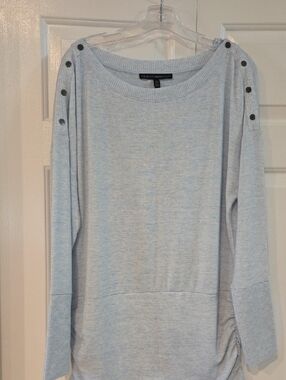 White House Black Market Light Blue Knit Sweater
